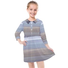 Pompey Beach Kids  Quarter Sleeve Shirt Dress by DeneWestUK