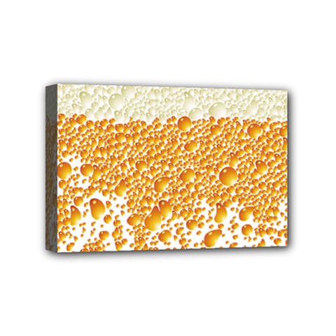 Beer Head Foam Cool Mini Canvas 6  X 4  (stretched) by Wegoenart