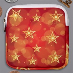 Background Christmas Decoration Mini Square Pouch by Simbadda