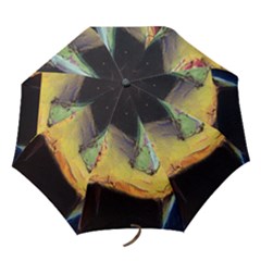 Cosmicchristmastree Folding Umbrellas by chellerayartisans