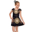 Fractal Design Pattern Fantasy Kids Cap Sleeve Dress View1