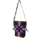 Fractal Glow Flowing Fantasy Folding Shoulder Bag View1