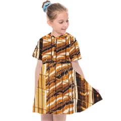 Abstract Architecture Background Kids  Sailor Dress by Wegoenart