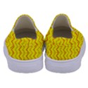 Yellow Background Abstract Kids  Canvas Slip Ons View4