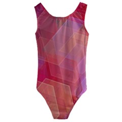 Abstract Background Texture Kids  Cut-out Back One Piece Swimsuit by Wegoenart