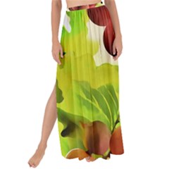 Grape Harvest Nature Figure Rustic Maxi Chiffon Tie-up Sarong by Wegoenart