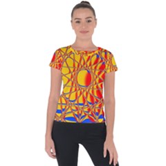 Graphic Design Graphic Design Short Sleeve Sports Top  by Wegoenart