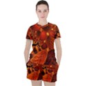 Leaf Autumn Nature Background Women s Tee and Shorts Set View1