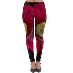 Fantasy Flower Fractal Blossom Lightweight Velour Leggings by Wegoenart