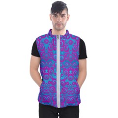 The Eyes Of Freedom In Polka Dot Men s Puffer Vest by pepitasart