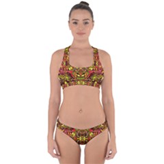 Abstract #8   I   Autumn 6000 Cross Back Hipster Bikini Set by KesaliSkyeArt