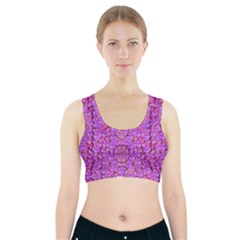 Paradise Blossom Tree On The Mountain High Sports Bra With Pocket by pepitasart