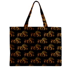 Dragon Motif Print Pattern Zipper Mini Tote Bag by dflcprintsclothing