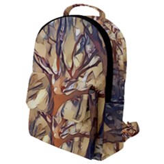 Tree Forest Woods Nature Landscape Flap Pocket Backpack (small) by Pakrebo