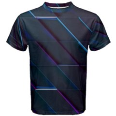 Glass Scifi Violet Ultraviolet Men s Cotton Tee by Pakrebo