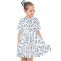 Tropical Pattern Kids  Sailor Dress by Valentinaart