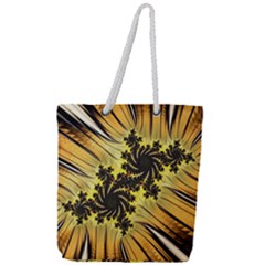 Fractal Art Colorful Pattern Full Print Rope Handle Tote (large) by Pakrebo