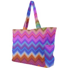 Pattern Chevron Zigzag Background Simple Shoulder Bag by Pakrebo