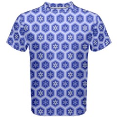 A Hexagonal Pattern Men s Cotton Tee by Pakrebo