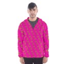 No Step On Snek Pattern Pink background Meme Men s Hooded Windbreaker View1