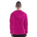 No Step On Snek Pattern Pink background Meme Men s Hooded Windbreaker View2