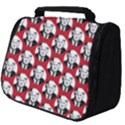 Trump Retro Face Pattern MAGA Red US Patriot Full Print Travel Pouch (Big) View1