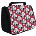 Trump Retro Face Pattern MAGA Red US Patriot Full Print Travel Pouch (Big) View2