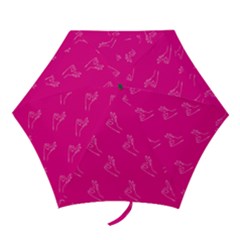 A-ok Perfect Handsign Maga Pro-trump Patriot On Pink Background Mini Folding Umbrella by snek