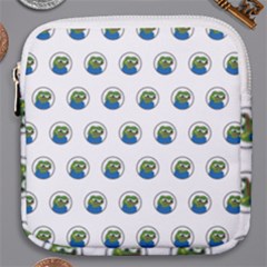 Apu Apustaja With Banana Phone Wall Eyed Pepe The Frog Pattern Kekistan Mini Square Pouch by snek