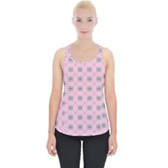 Kekistan Logo Pattern On Pink Background Piece Up Tank Top by snek