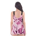 Standard Violet Pink Camouflage Army Military Girl Skater Dress Swimsuit View2