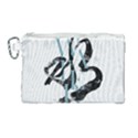 Water Calligraphy  Canvas Cosmetic Bag (Large) View1