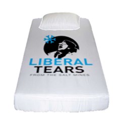 Liberal Tears Funny Screeching Democrat Screaming Fitted Sheet (single Size) by snek