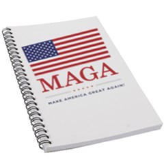 Maga Make America Great Again With Usa Flag 5 5  X 8 5  Notebook by snek