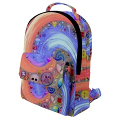 Swirl Vortex Emoji Cyclone Motion Flap Pocket Backpack (small) by Pakrebo