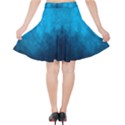 Deep Ocean Velvet High Waist Skirt View2