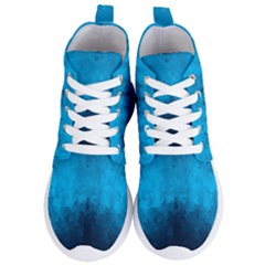 Deep Ocean Women s Lightweight High Top Sneakers by LoolyElzayat