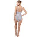 Decorative Ornamental High Neck One Piece Swimsuit View2