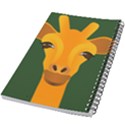 Giraffe Animals Zoo 5.5  x 8.5  Notebook View2