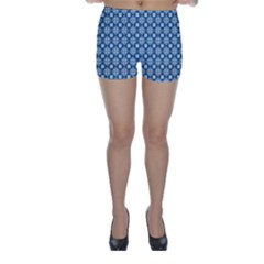 Flower Decorative Ornamental Skinny Shorts by Mariart