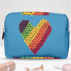 What A Sweet Heart Make Up Pouch (medium) by WensdaiAmbrose