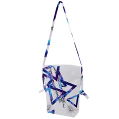 Metal Triangle Folding Shoulder Bag by Mariart