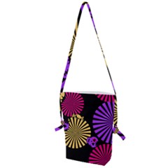 Seamless Halloween Day Of The Dead Folding Shoulder Bag by Pakrebo