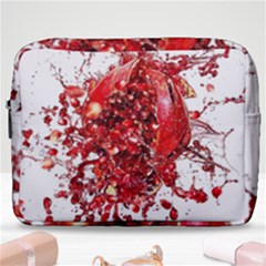 Red Pomegranate Fried Fruit Juice Make Up Pouch (large) by Mariart