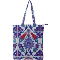 Art Artistic Ceramic Colorful Double Zip Up Tote Bag by Pakrebo