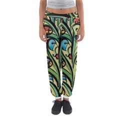 Mosaic Tile Art Ceramic Colorful Women s Jogger Sweatpants by Pakrebo