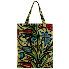 Mosaic Tile Art Ceramic Colorful Zipper Classic Tote Bag by Pakrebo