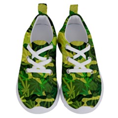 Marijuana Camouflage Cannabis Drug Running Shoes by Pakrebo