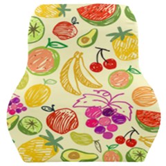 Seamless Pattern Fruit Car Seat Back Cushion  by Mariart