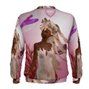 Wonderful Fairy With Feather Hair Men s Sweatshirt View2